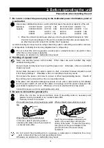 Preview for 8 page of Yamato IC103CW Manual