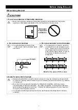 Предварительный просмотр 10 страницы Yamato IN602CS Instruction Manual