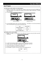 Предварительный просмотр 33 страницы Yamato IN602CS Instruction Manual