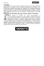 Предварительный просмотр 6 страницы Yamato JS 570/65 Instruction Manual