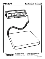 Yamato PB-200 Technical Manual preview