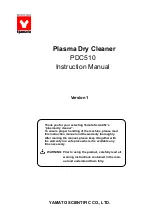 Yamato PDC510 Instruction Manual предпросмотр