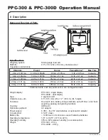 Предварительный просмотр 8 страницы Yamato PPC-300 Operation Manual