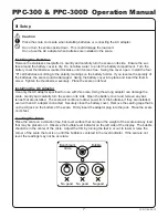 Предварительный просмотр 10 страницы Yamato PPC-300 Operation Manual