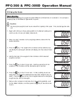 Предварительный просмотр 13 страницы Yamato PPC-300 Operation Manual