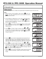 Предварительный просмотр 16 страницы Yamato PPC-300 Operation Manual