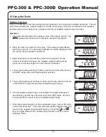 Предварительный просмотр 17 страницы Yamato PPC-300 Operation Manual