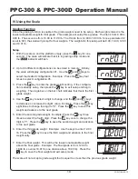 Предварительный просмотр 22 страницы Yamato PPC-300 Operation Manual