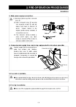 Предварительный просмотр 12 страницы Yamato Pure Line WE200 Instruction Manual