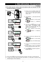 Предварительный просмотр 18 страницы Yamato Pure Line WE200 Instruction Manual