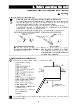 Предварительный просмотр 8 страницы Yamato Pure Line WL320A Instruction Manual