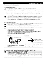 Предварительный просмотр 9 страницы Yamato SK200C Instruction Manual