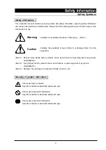 Предварительный просмотр 5 страницы Yamato SM200 Manual