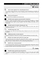 Предварительный просмотр 6 страницы Yamato SM201 Instruction Manual