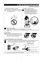 Предварительный просмотр 9 страницы Yamato SM201 Instruction Manual