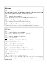 Предварительный просмотр 4 страницы Yamato UDS-1V-WP Operation Manual