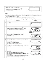 Предварительный просмотр 33 страницы Yamato UDS-1V-WP Operation Manual