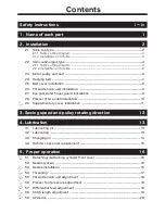 Preview for 2 page of Yamato VT2500 Instruction Manual