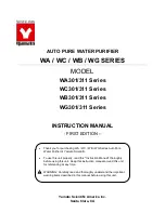 Yamato WA Series Instruction Manual preview