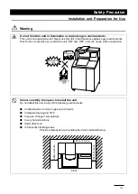 Предварительный просмотр 7 страницы Yamato WA500 Instruction Manual