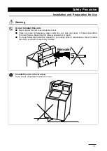 Предварительный просмотр 8 страницы Yamato WA500 Instruction Manual