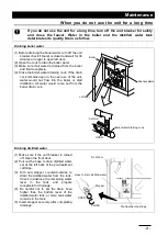 Предварительный просмотр 44 страницы Yamato WA500 Instruction Manual