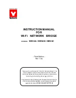 Yamato WBV4A Instruction Manual предпросмотр