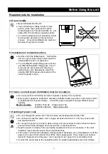 Предварительный просмотр 8 страницы Yamato WG 1000 Instruction Manual