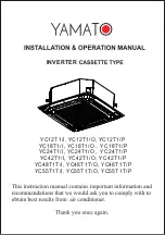 Preview for 2 page of Yamato YC12T1/I Installation & Operation Manual