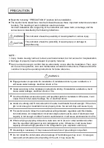 Preview for 5 page of Yamato YC12T1/I Installation & Operation Manual