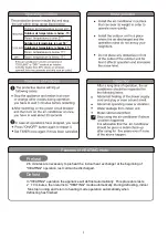 Preview for 6 page of Yamato YC12T1/I Installation & Operation Manual