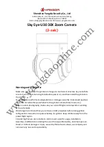 Предварительный просмотр 1 страницы Yangda SkyEye-U30 Quick Start Manual