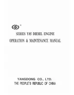 Предварительный просмотр 1 страницы YANGDONG SERIES Y85 Operation & Maintenance Manual