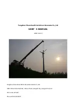 Yangzhou Shenzhou Wind-driven Generator FD2.1-200-8L User Manual preview