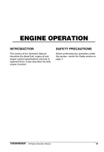 Preview for 45 page of Yanmar 2YM15 Operation Manual