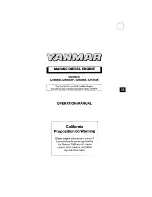 Yanmar 3JH3E Operation Manual preview