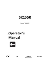 Yanmar 3TNV86C Operator'S Manual preview