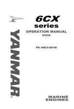 Предварительный просмотр 3 страницы Yanmar 6CX530 Operation Manual