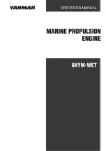 Preview for 1 page of Yanmar 6HYM-WET Operation Manual