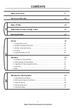 Preview for 4 page of Yanmar AW70V Operator'S Manual