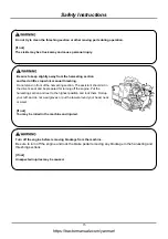 Preview for 16 page of Yanmar AW70V Operator'S Manual