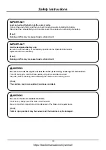 Preview for 20 page of Yanmar AW70V Operator'S Manual