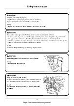 Preview for 22 page of Yanmar AW70V Operator'S Manual