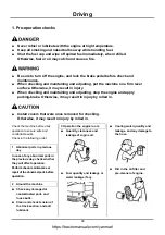 Preview for 39 page of Yanmar AW70V Operator'S Manual