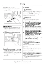 Preview for 44 page of Yanmar AW70V Operator'S Manual