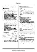 Preview for 45 page of Yanmar AW70V Operator'S Manual