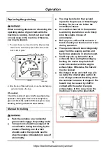 Preview for 57 page of Yanmar AW70V Operator'S Manual