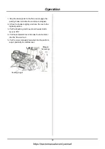 Preview for 58 page of Yanmar AW70V Operator'S Manual