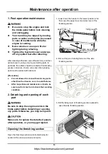 Preview for 64 page of Yanmar AW70V Operator'S Manual