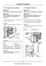 Preview for 79 page of Yanmar AW70V Operator'S Manual